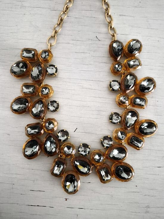 J Crew Jewelry - J. Crew Original Jewel Box Statement Necklace Rare